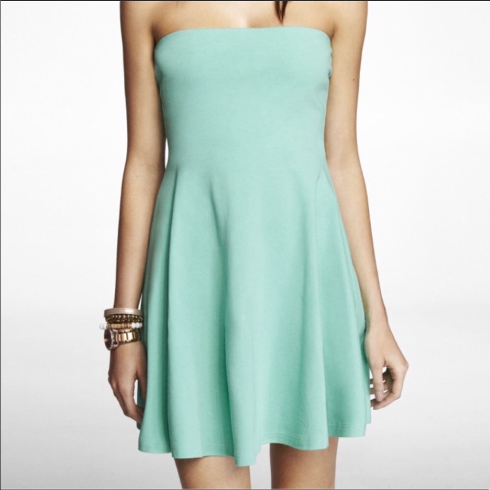 Mint skater dress